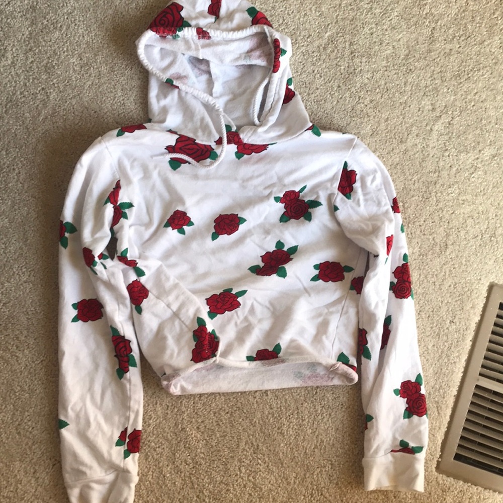 Rose crop top